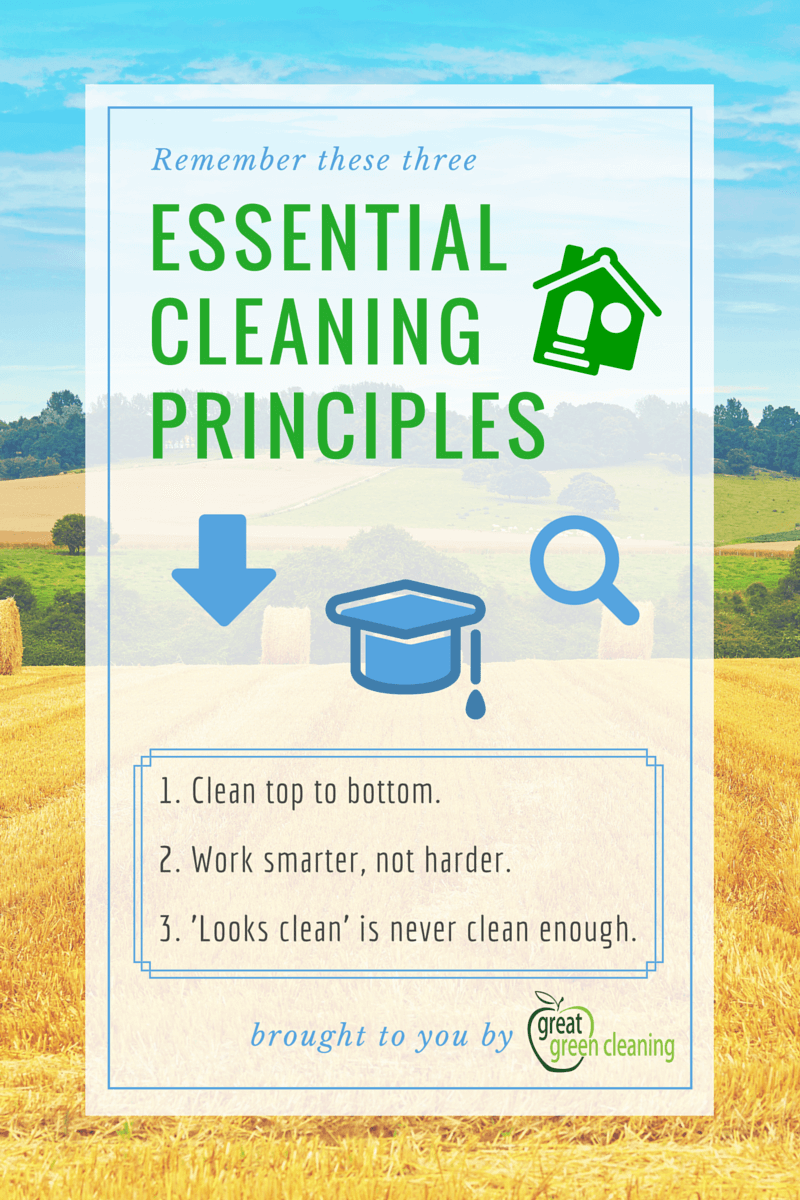 Great Green Cleaning Essential Cleaning Principles